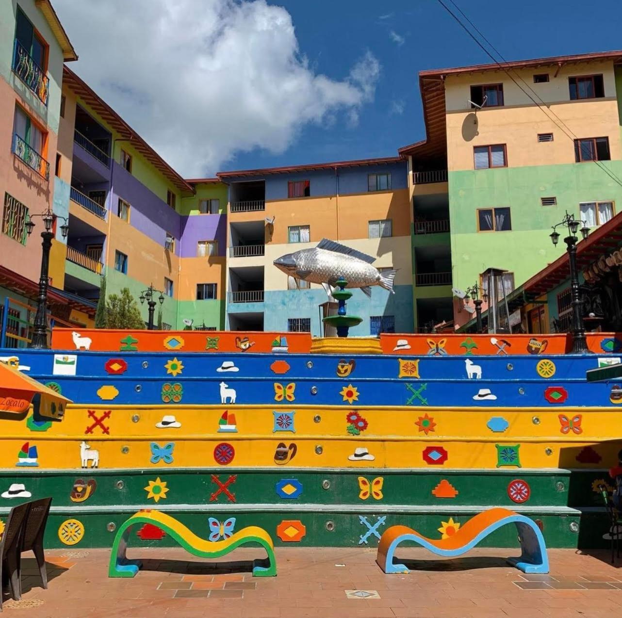 Apartament Apartamento Plazoleta De Colores Guatapé Zewnętrze zdjęcie